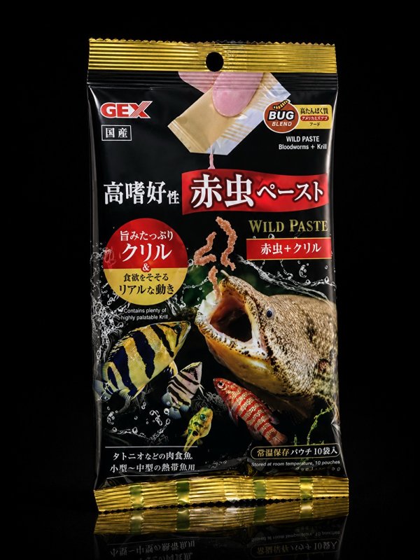 画像1: GEX WILD PASTE｜食い渋る魚に使いやすい常温保存ペーストフード (1)